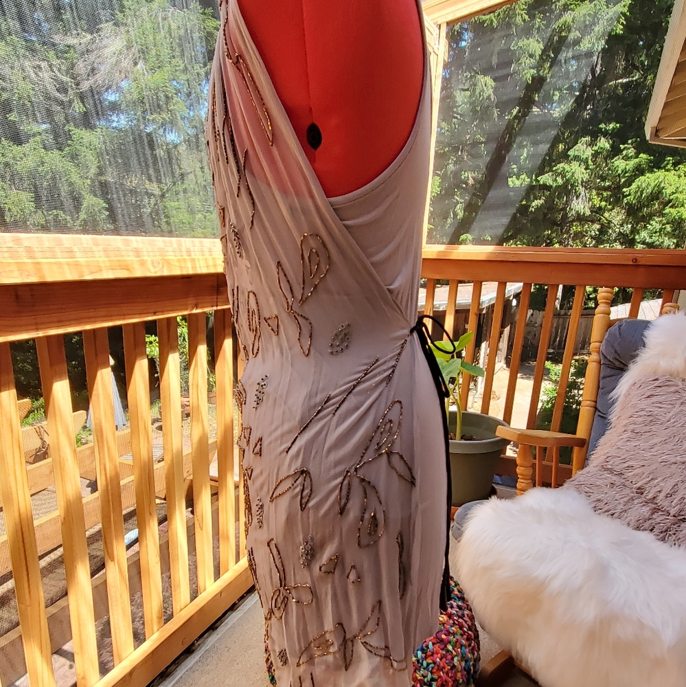 TFNC gray dress size usa XS